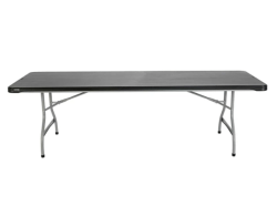 8ft Black Table
